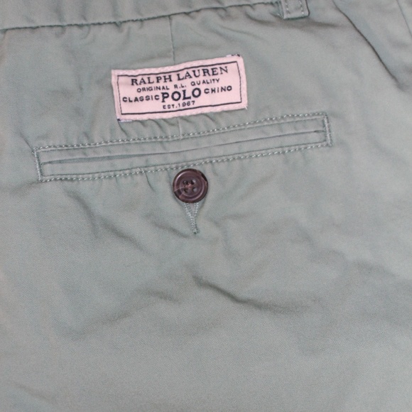 Polo Ralph Lauren, mint green Bermuda  shorts - Picture 6 of 7